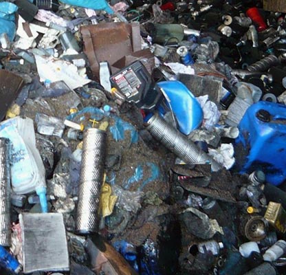 We recycle oily waste and oil filters